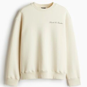 New H&M Unisex Loose Fit Sweatshirt Dogs Friends Family